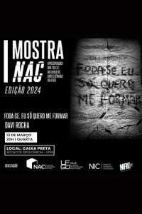 Cartaz foda-se eu só quero me formar